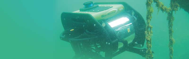 Tauchroboter Seabotik vom Tauchservice Naue bei Unterwasserarbeiten